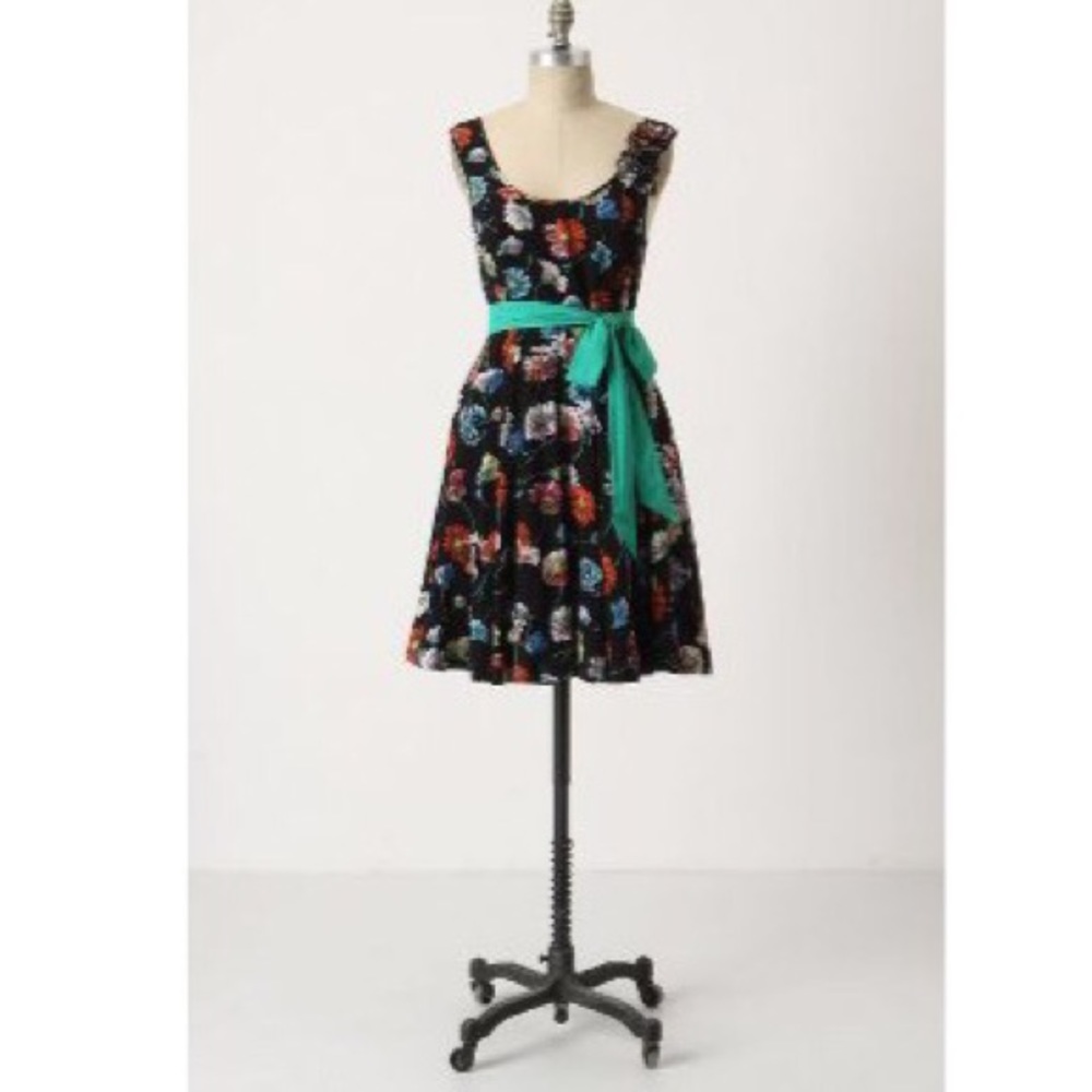 Moulinette Soeurs Anthropologie Floral Dress